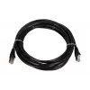 LAN-patchkabel Extralink Cat5e FTP 5 m, koper twisted pair, RJ-45–RJ-45, zwart