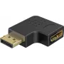 Goobay DisplayPort haakse adapter 90° links zwart (77132)