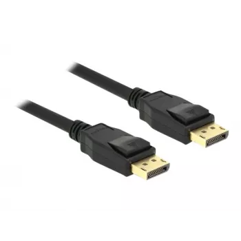 DeLOCK - DisplayPort-kabel - DisplayPort (M) naar DisplayPort (M) - 1,5 m - 4K-ondersteuning - zwart (85508)
