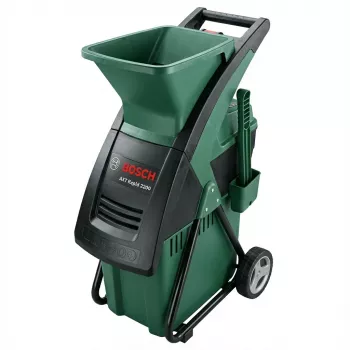 Elektrische hakselaar Bosch AXT RAPID 2200 — 2200 W motor, snijcapaciteit tot 40 mm