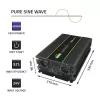 Qoltec Monolith stroomadapter/-omvormer auto 4000 W zwart