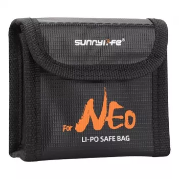Beschermhoes Sunnylife NE-DC850 voor 3 DJI Neo accu's – lichtgewicht, slijtvaste opberging