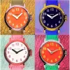 NeXtime klok 8158 Time Zones, 43x43,4 cm, wand, meerkleurig