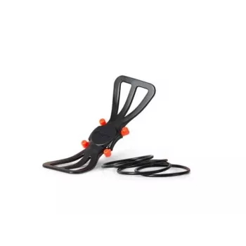 Verstelbare telefoonhouder Deeper ITGAM0003 — hengeltelefoonhouder, silicone, voor 3,5–5 inch telefoons, 280 mm, zwart