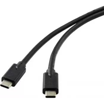 Renkforce RF-4531576 USB-kabel 2 m USB 3.2 Gen 2 (3.1 Gen 2) USB-C zwart (RF-4531576)