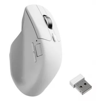KEYCHRON M6 (1000Hz) witte draadloze muis