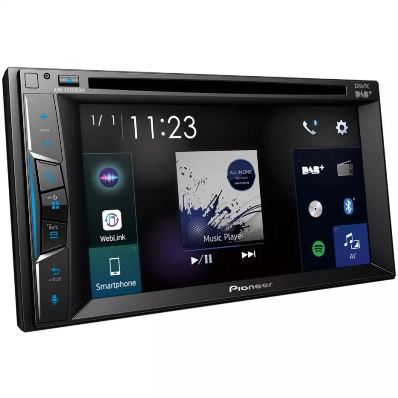 Car Media Receiver Pioneer AVH-A3200DAB zwart