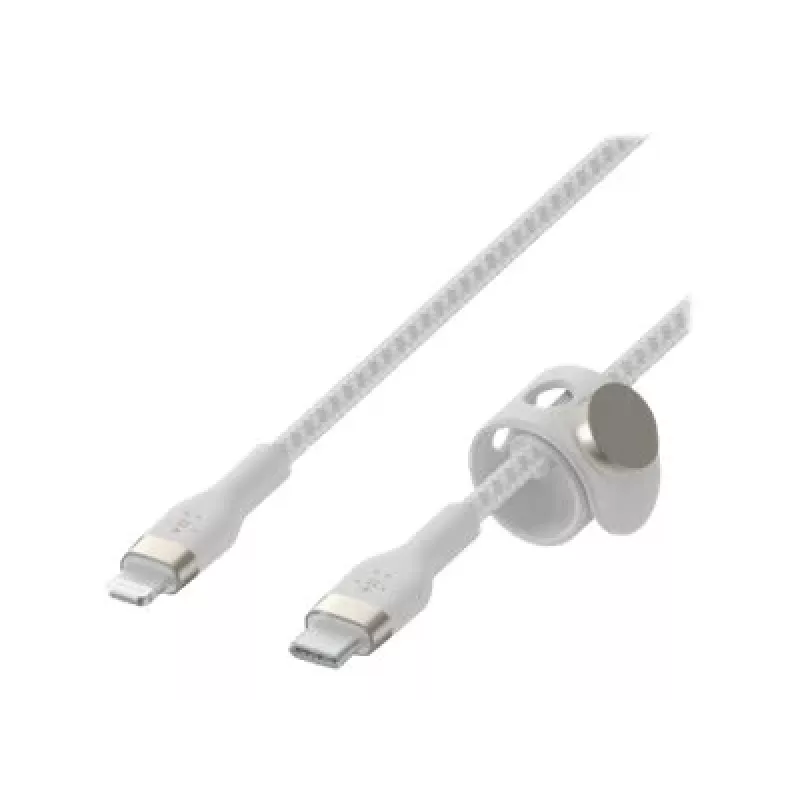 Belkin BOOST CHARGE - Lightning-kabel - 24 pin USB-C mannelijk naar Lightning mannelijk - 1 m - wit - voor Apple iPad/iPhone/iPod (Lightning)