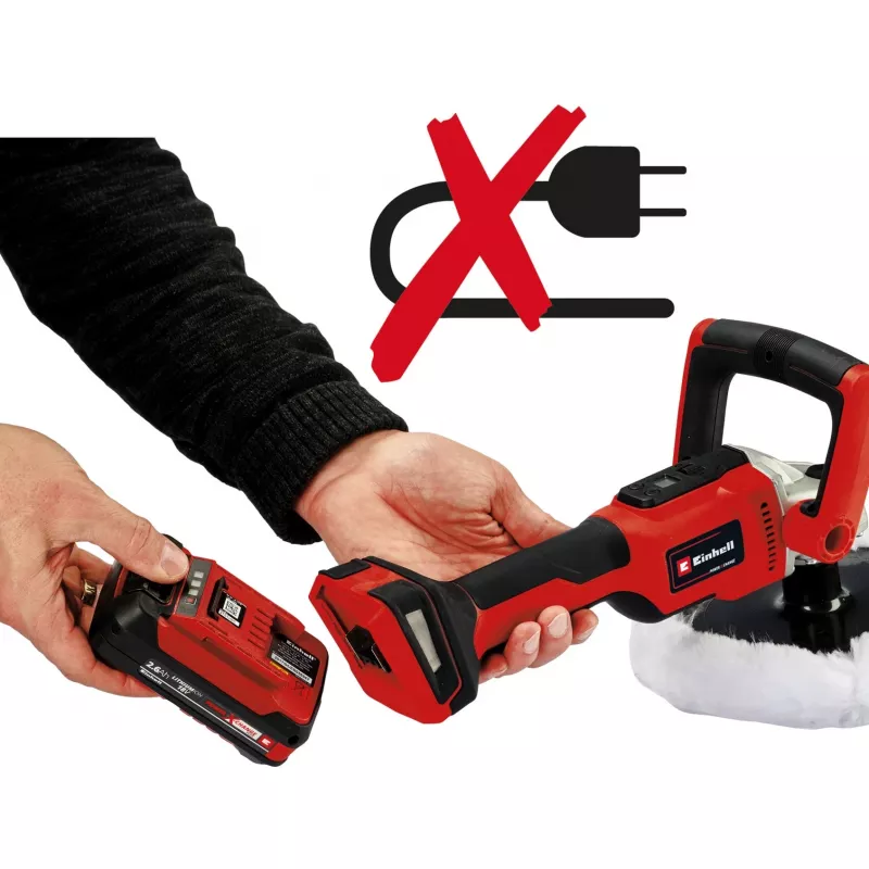Einhell Power X-Change CE-CP 18/180 Li E-Solo 2093320 accu polijstmachine 500 - 3000 tpm 180 mm (2093320)