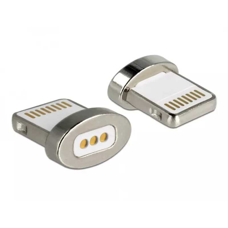 DeLOCK - Lightning-adapter - magnetisch naar Lightning (M) - voor Apple iPad/iPhone/iPod (Lightning) (65928)