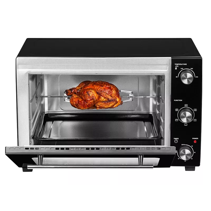 LAFE HeatMaster PIW-005 elektrische oven, 48 L, 1800 W, hetelucht, draaispit