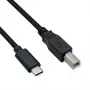 ROLINE USB 2.0 Type-C kabel, C - B, ST/ST, zwart, 3 m (11.02.8337)