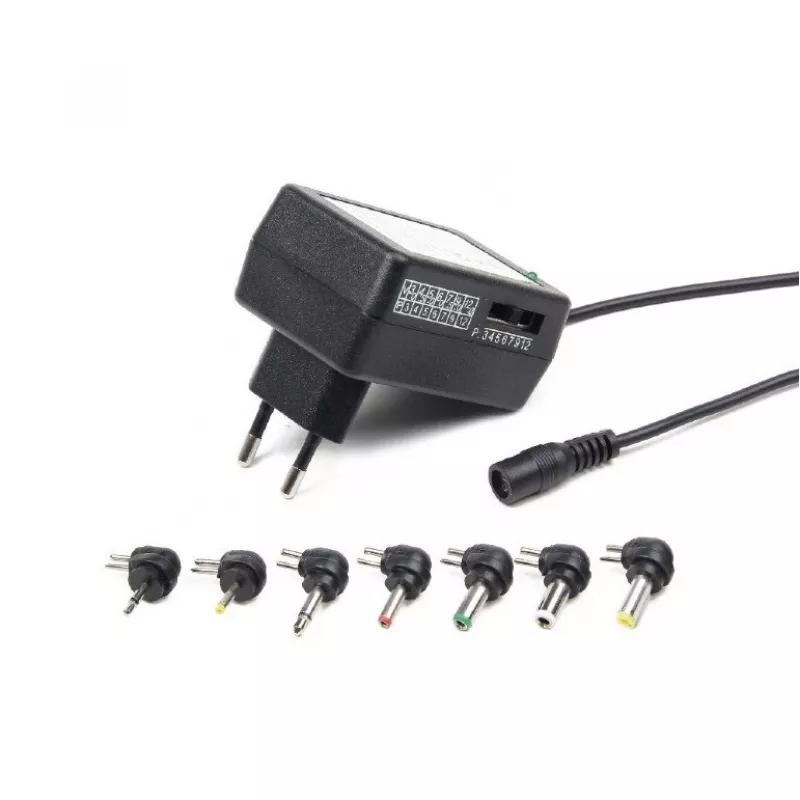 EnerGenie EG-MC-008 netadapter/omvormer binnen 12 W zwart