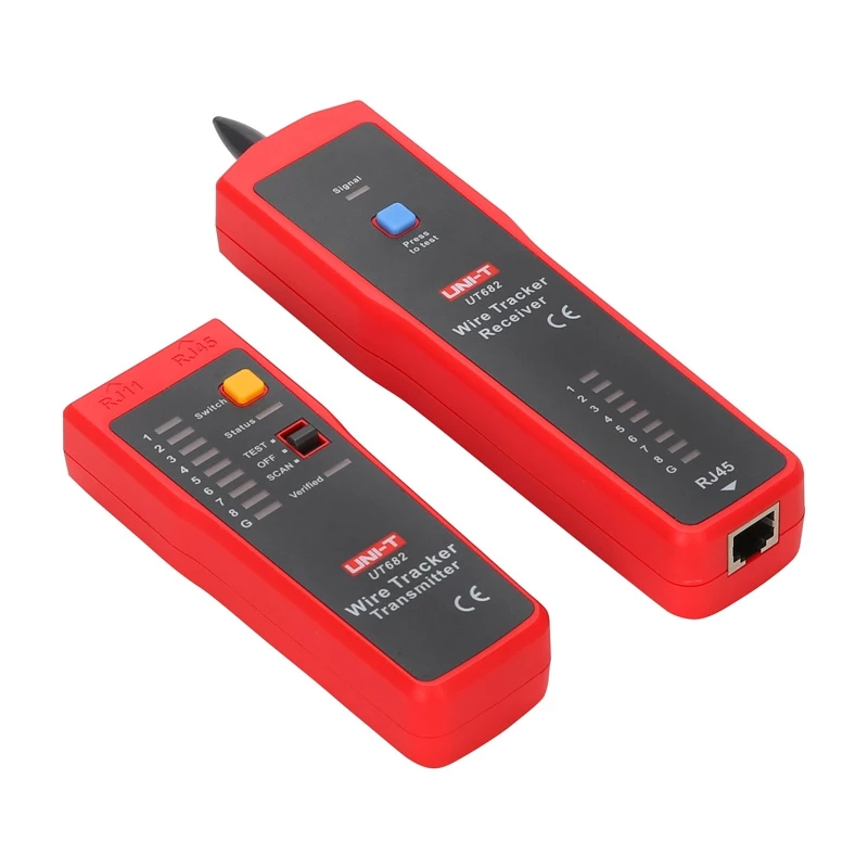 Kabelpaar-detector met RJ-45-tester UT-682