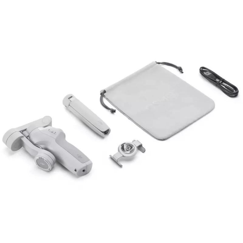DJI OM SE gimbal grijs Bluetooth incl. telefoonhouder tas maximale belasting 290 g