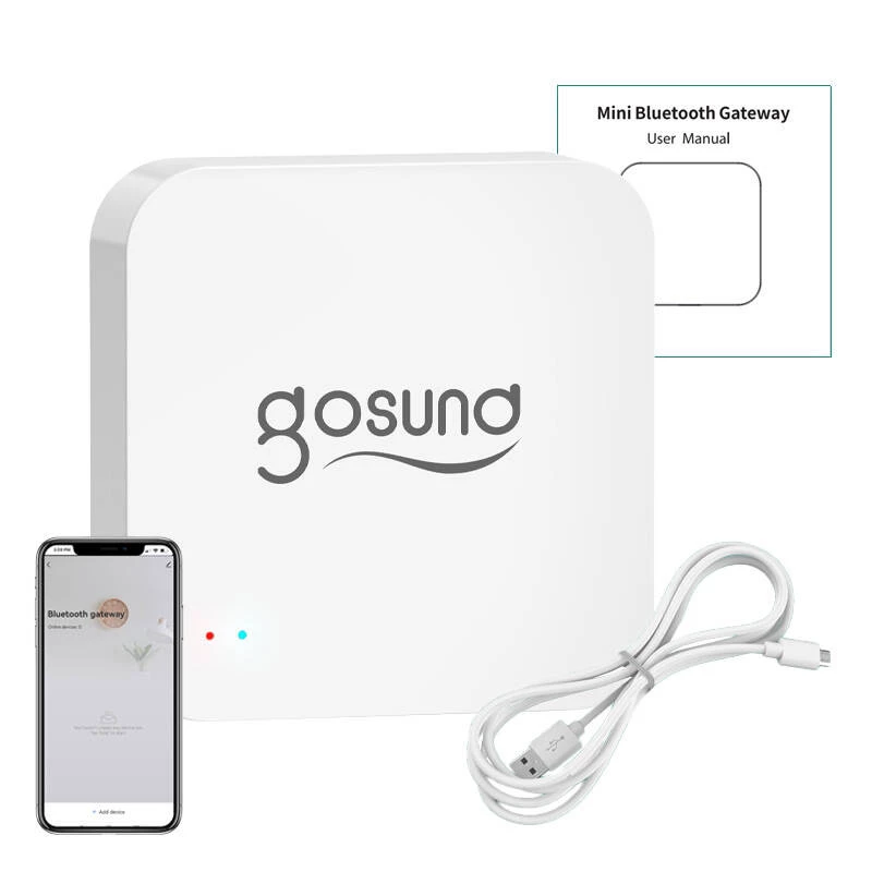 Gateway Gosund G2 — slimme Bluetooth BLE Wi‑Fi Mesh gateway met Tuya alarmfunctie