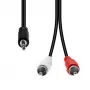 Audiokabel ProXtend M32XRCA-005 — 3-polig naar 2× cinch, 5 m lengte