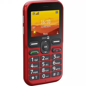 Doro Leva L10 4G, seniorentelefoon, rood (380571)