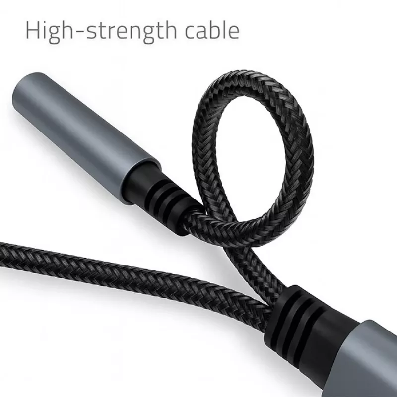 Adapter 2-in-1 USB-C naar USB-C en 3,5-mm-jack PD 15W