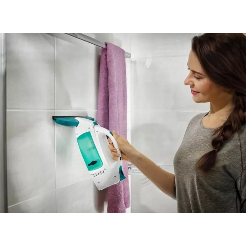 Leifheit raamwisser Glass Cleaner Dry&Clean met handgreep en wisservor 51003