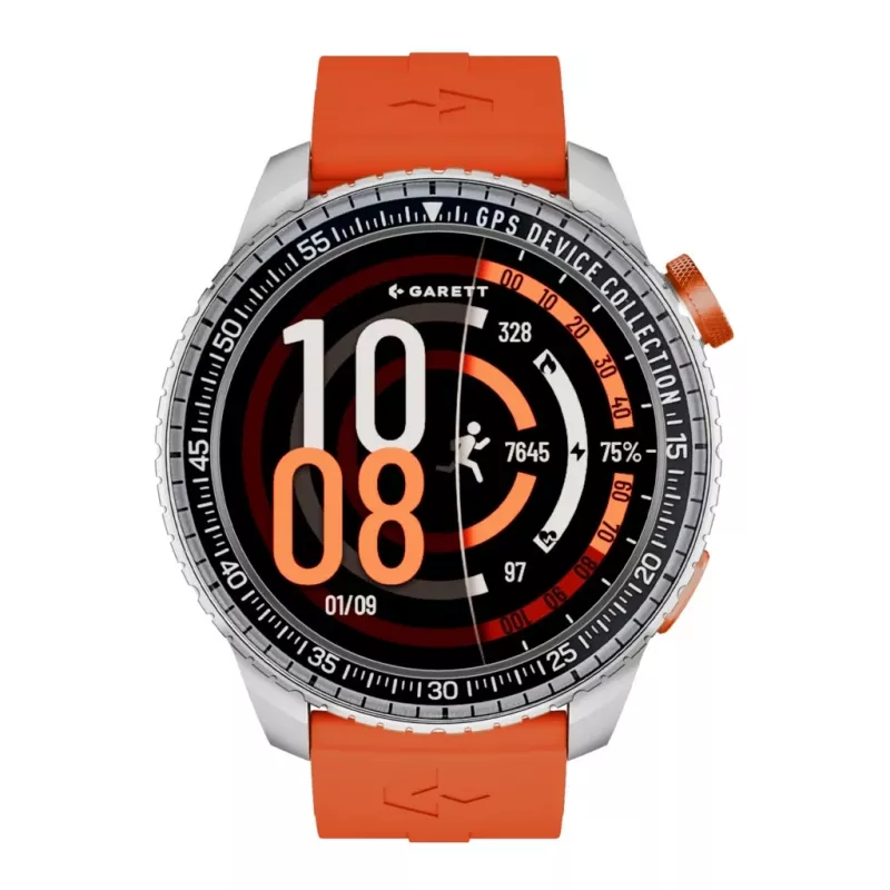 Smartwatch Garett Compass GPS zilver — Garett Compass GPS zilver