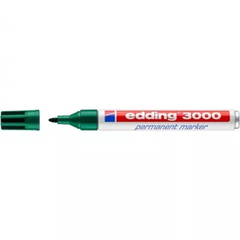 Permanentmarker Edding 3000 groen 10 stuks