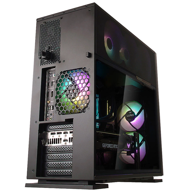 Computerbehuizing In Win IW-CS-515BLK-1AL120 Midi-Tower Zwart