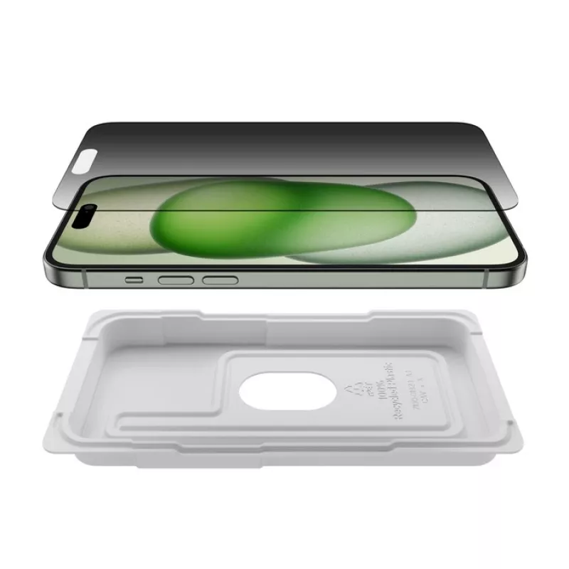 Privacyschermbescherming Belkin OVA168HQ voor iPhone 16 Plus antibacterieel schokbestendig