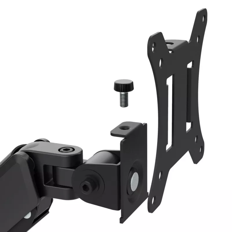 Maclean monitorbeugel, gasveer, 17-32, 2-10kg, zwart, MC-133
