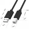 USB-2.0-kabel Unitek Y-C420GBK, USB-A naar USB-B, 3 m, zwart