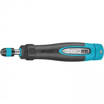 Momentschroevendraaier 6004CT-12 (zwart/blauw, 0,2 - 1,2 Nm, 1/4 bithouder, ronde handgreep)