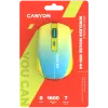 CANYON Muis MW-44 Draadloos Opladen Geel Blauw
