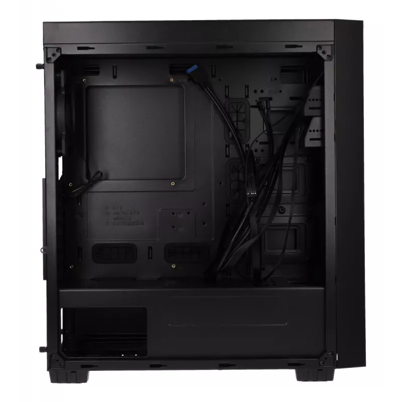 Gembird Fornax K500 ATX computerbehuizing, midi-tower, zwart