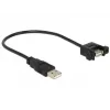 USB-kabel DeLOCK 85462 USB 2.0 0,25 m zwart