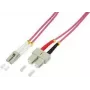 Logilink - patchkabel - LC multimode (M) naar SC multimode (M) - 5 m - glasvezel - 50/125 micrometer - OM4 - halogeenvrij - heidepaars (FP4LS05)