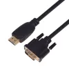 TB HDMI-DVI-kabel 1,8 m goud omhuld, DVI 24+1