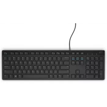Bedraad full-size-toetsenbord Dell KB216 — QWERTY Nordic-layout, zwart, USB