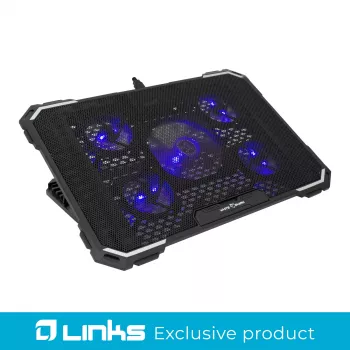 Laptop-koelpad White Shark GCP-20 Ice Ghost — licht, duurzaam, model ICE-GHOST