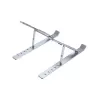 Unitek OT155SL opvouwbare laptopstandaard, aluminium, zilver
