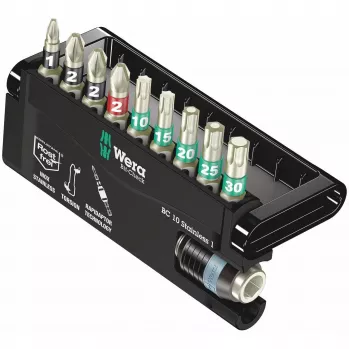 Wera Bit-Check 10 Stainless 1 schroefbitset, 10 stuks