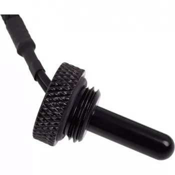 Alphacool Eiszapfen temperatuursensor plug G1/4 - temperatuursensor voor vloeistofkoelsysteem - diepzwart - 50 cm