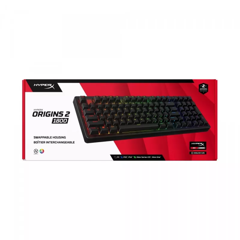 HyperX Origins 2 1800 toetsenbord zwart