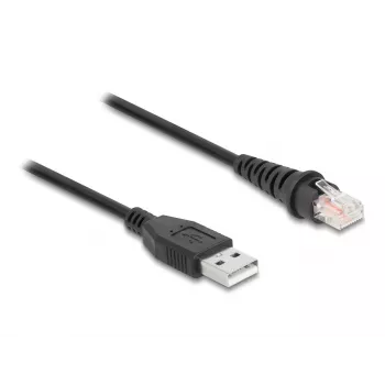 DeLOCK RJ50 naar USB 2.0 Type-A barcodescanner-kabel 2 m