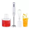 Adler AD 4620 staafmixerset, 800 W, 2 snelheden, 450 ml hakker, 750 ml maatbeker, garde, wit