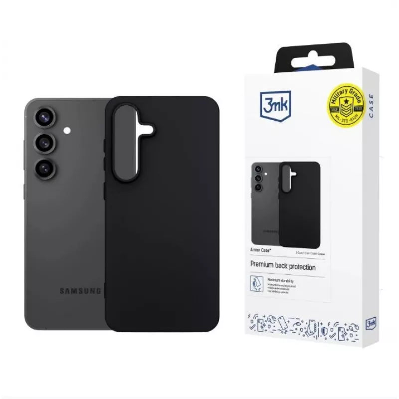 Beschermhoes 3MK voor Samsung Galaxy S25 FE – matte afwerking, slank profiel
