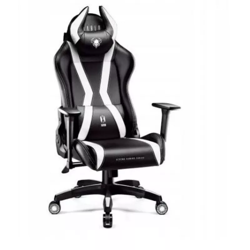 Diablo X-HORN 2.0. Normale gaming-stoel zwart-wit