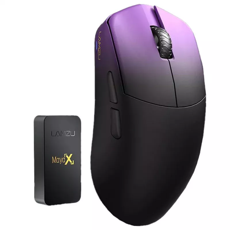 Lamzu Maya X Gaming-muis – Purple Shadow