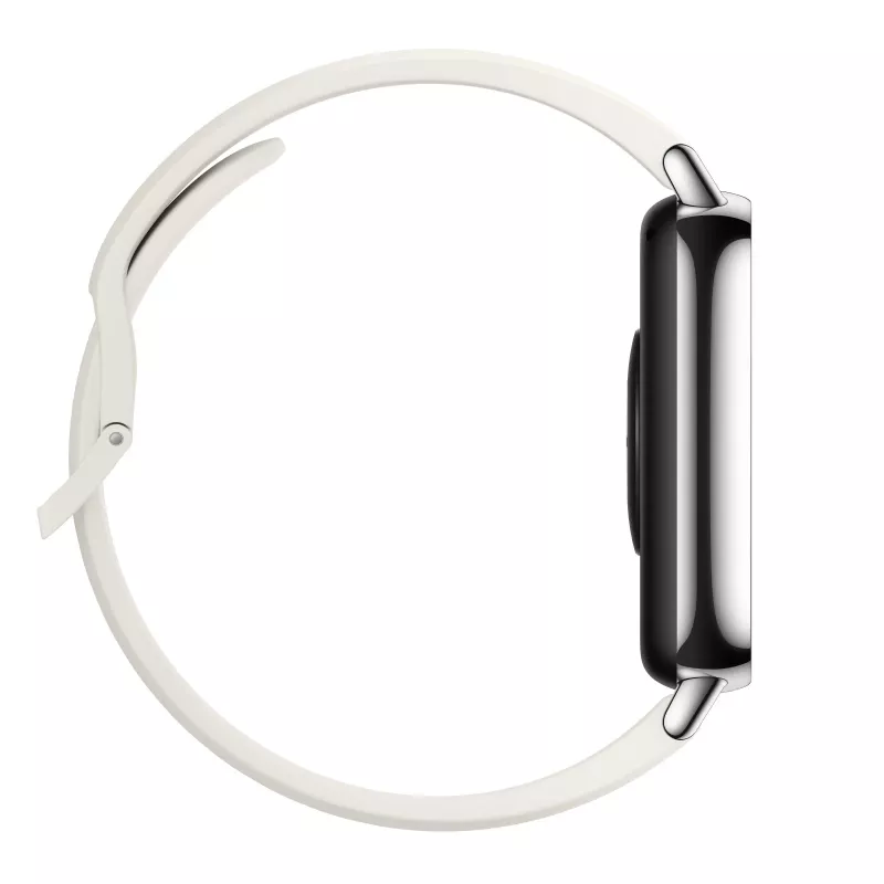 Smartwatch Xiaomi Redmi Watch 5 Lite — 1,96 inch AMOLED, GPS, 470 mAh, gouden behuizing, witte TPU-band