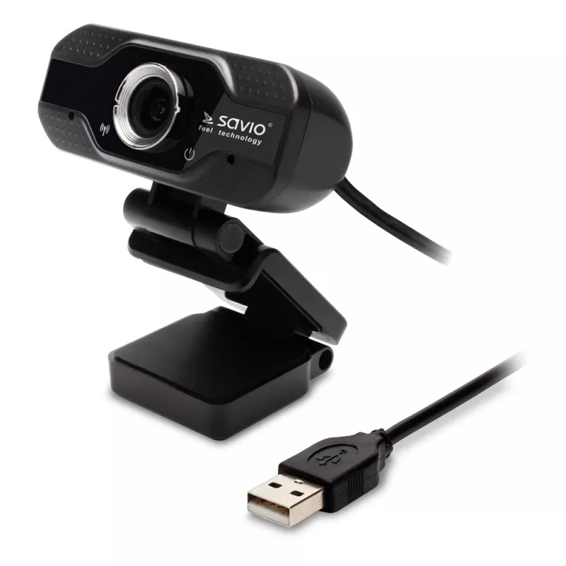 Savio internetcamera webcam USB Full HD met ingebouwde microfoon