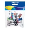 Documentclip Pelikan 700306 metaal gesorteerde kleuren 12 stuks